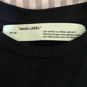 Off-White 2019 Spring-Summer Long Sleeve T-Shirt